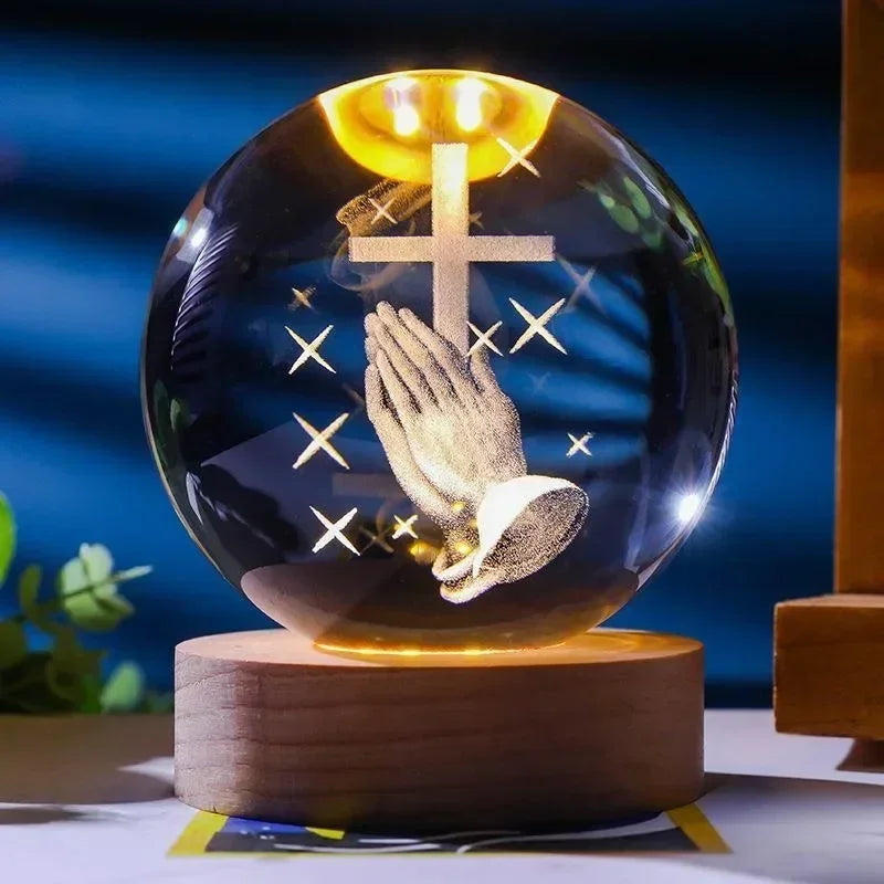 Illuminated Jesus Balls