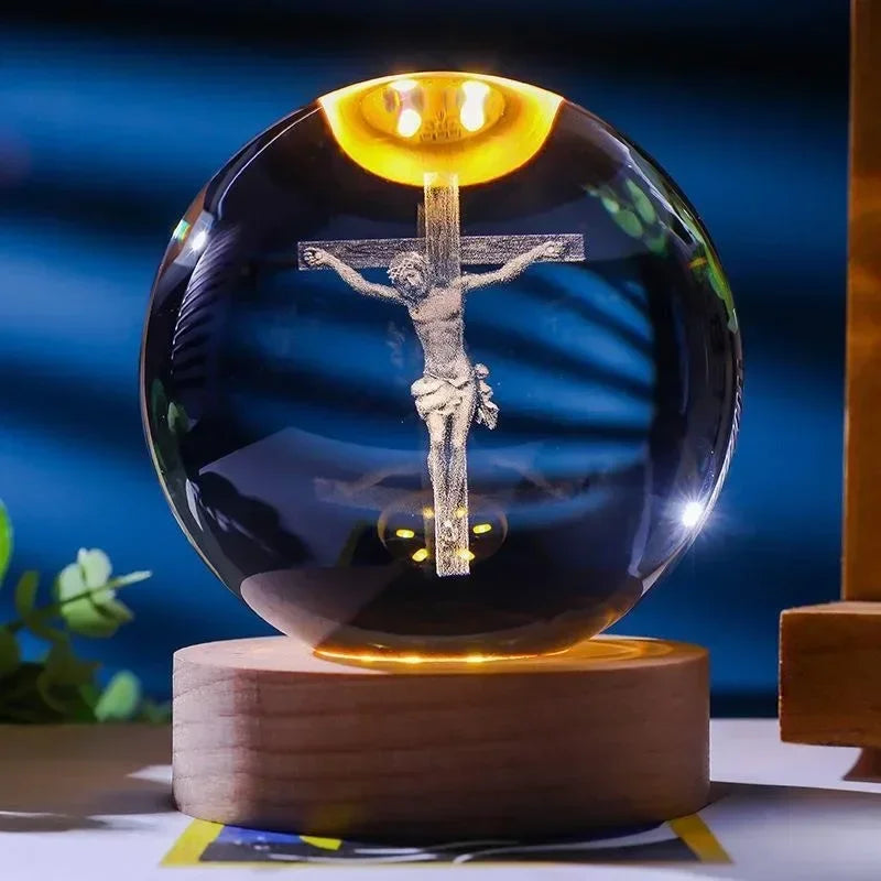 Illuminated Jesus Balls